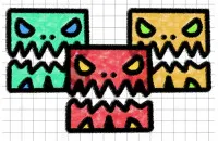 PLay Geometry Dash Paper Note now!